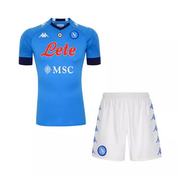 Camiseta Napoli Primera Equipación Niños 2020-2021 Azul
